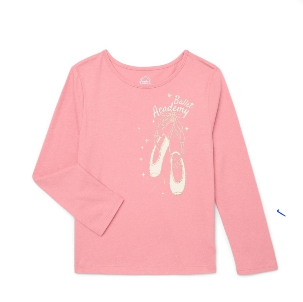 Girls' Ballet Academy Pink Long-Sleeve Top